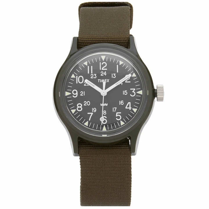 Photo: Timex MK1 Resin 36mm Watch in Olive/Black 