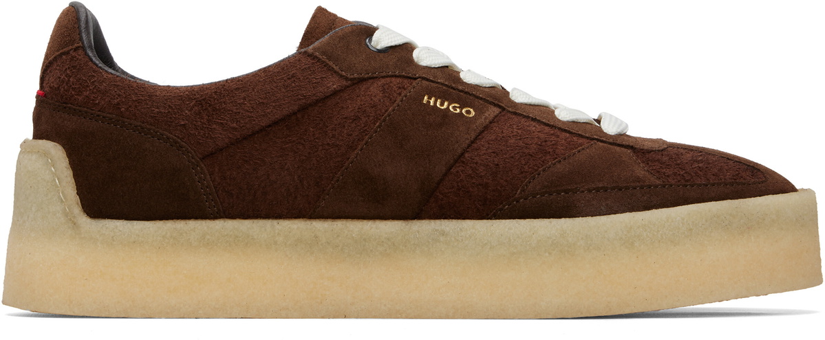 Hugo Brown Suede Sneakers