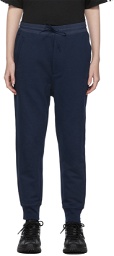 Y-3 Blue Terry Cuffed Pants