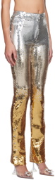 Paco Rabanne Silver & Gold Sequin Trousers