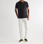 TOM FORD - Slim-Fit Cotton-Piqué Polo Shirt - Blue