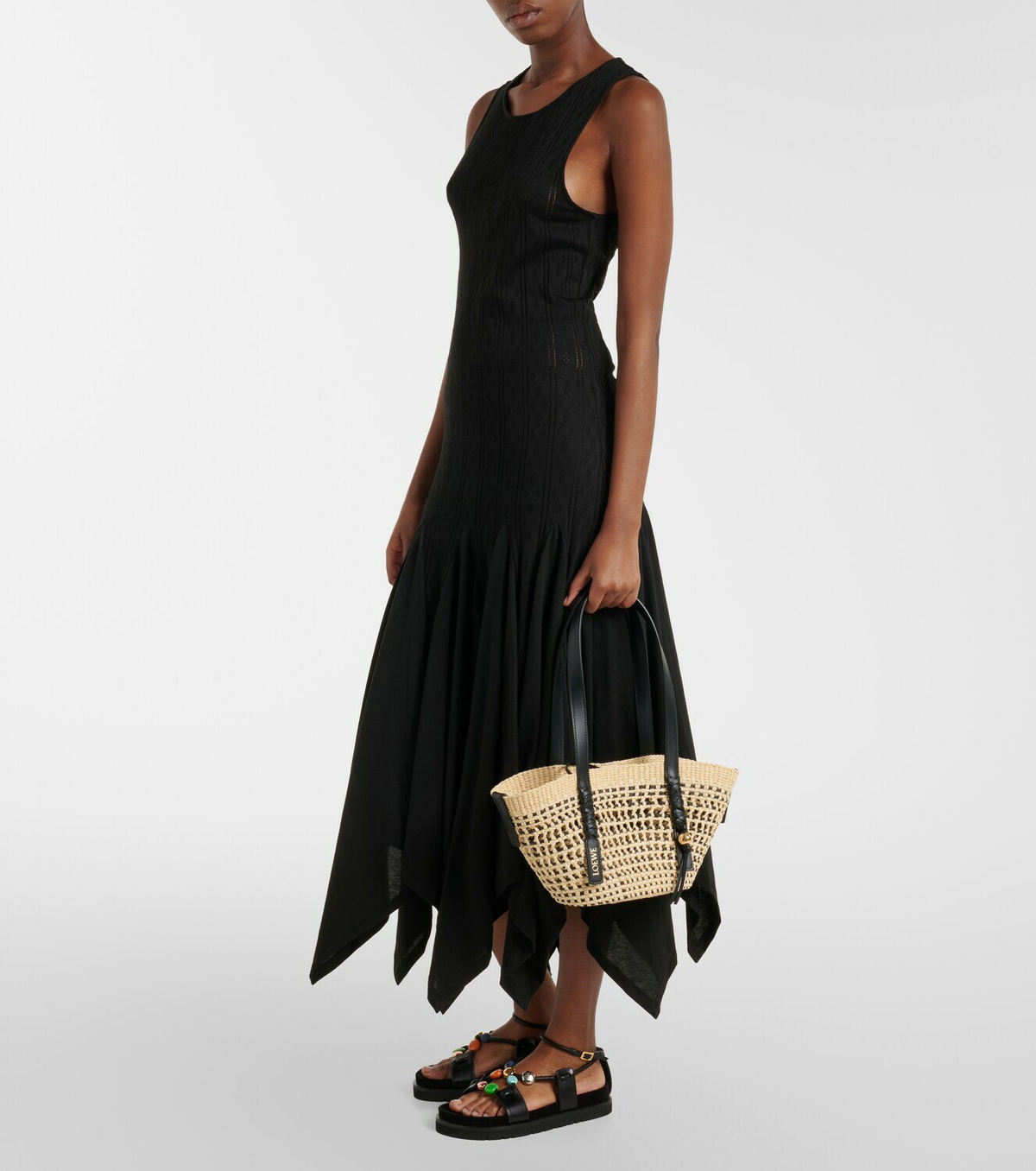Loewe Paula's Ibiza Braid Small basket bag