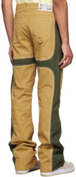 Who Decides War by MRDR BRVDO Green Cotton Trousers