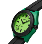 BAMFORD LONDON - Mayfair Sport Limited Edition Polymer and Rubber Watch - Green