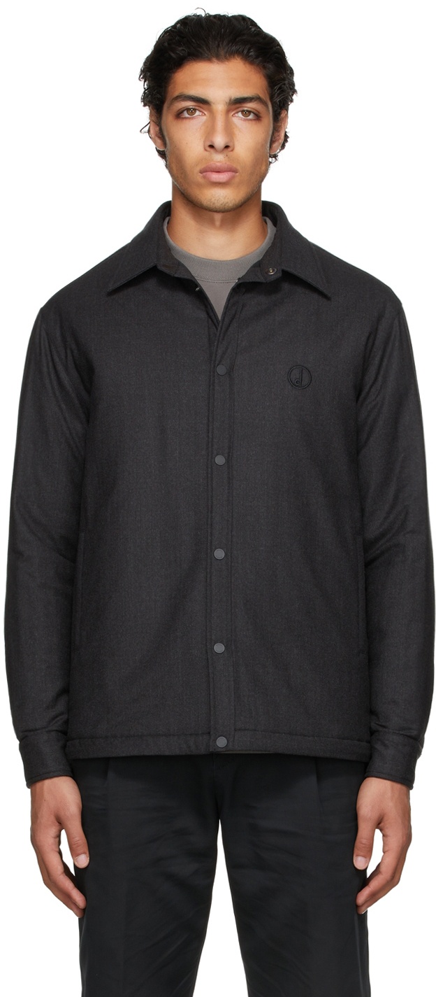 Dunhill Grey Insulated D Series Overshirt Dunhill
