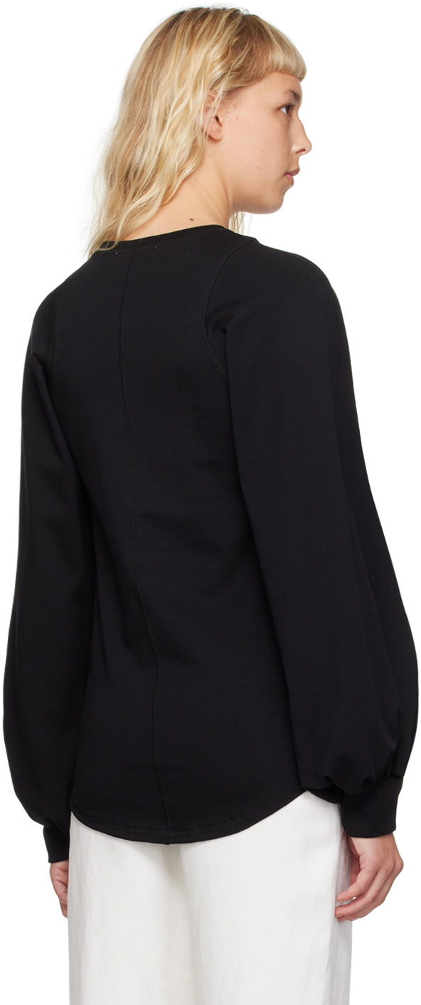 Teurn Studios SSENSE Exclusive Black Blouse