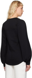 Teurn Studios SSENSE Exclusive Black Blouse