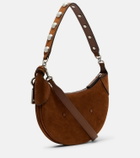 Polo Ralph Lauren Polo ID Mini studded suede shoulder bag