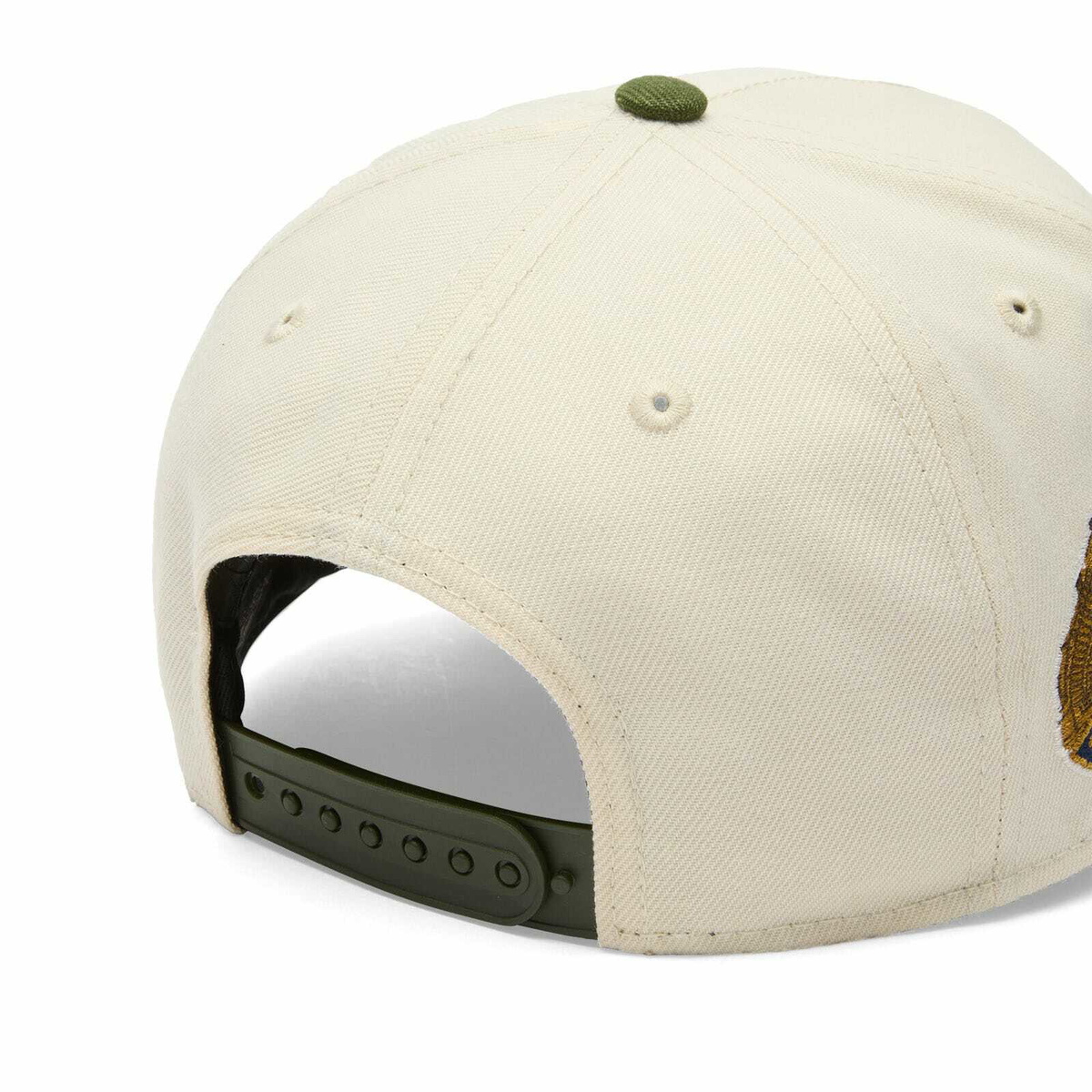 New Era LA Dodgers WS Patch 9Forty E-Frame in Green 