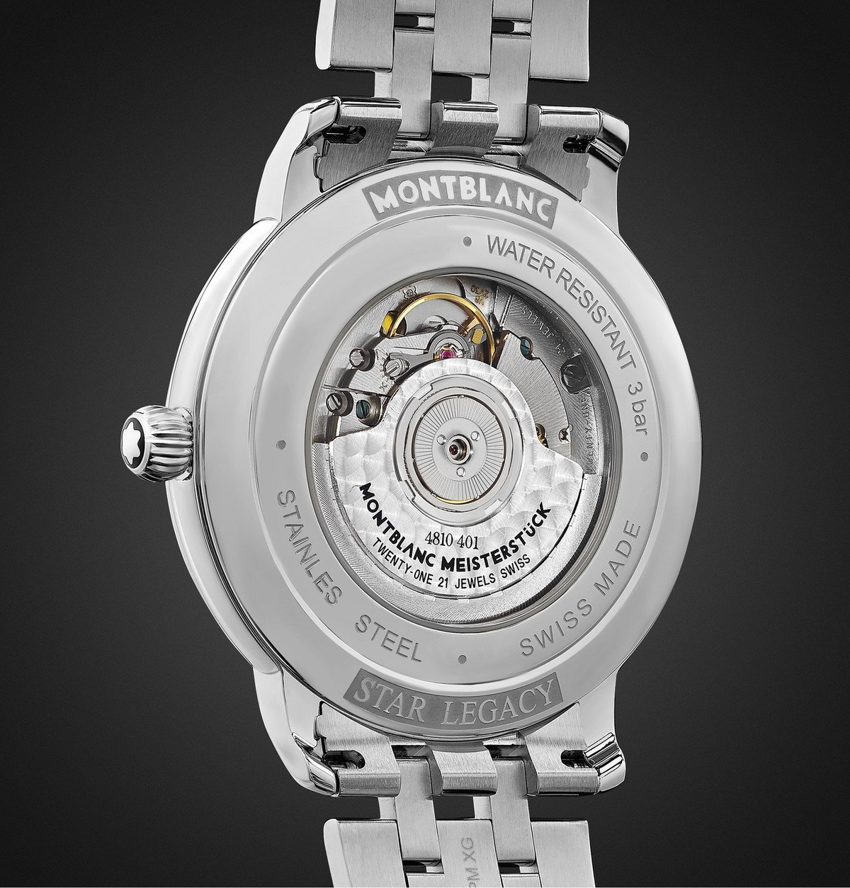 MONTBLANC - Star Legacy Automatic Date 42mm Stainless Steel Watch, Ref. No. 117324 - White