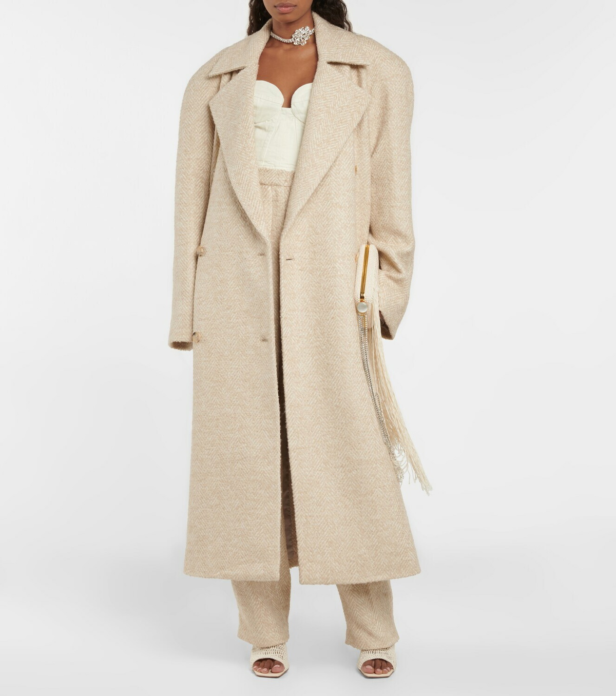 Magda Butrym - Double-breasted wool-blend coat Magda Butrym