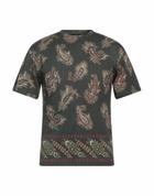 Etro Mens T-shirt Military in Green