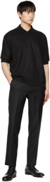 ZEGNA Black Wool Trousers