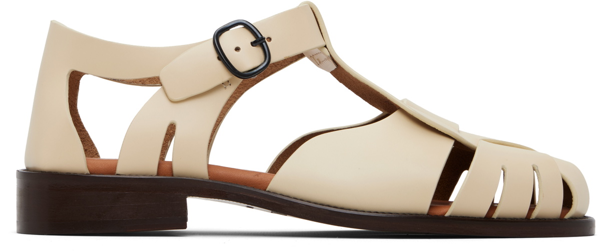HEREU Off-White Pesca Sandals