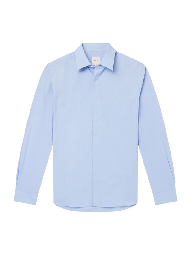 Photo: Paul Smith - Cotton-Poplin Shirt - Blue