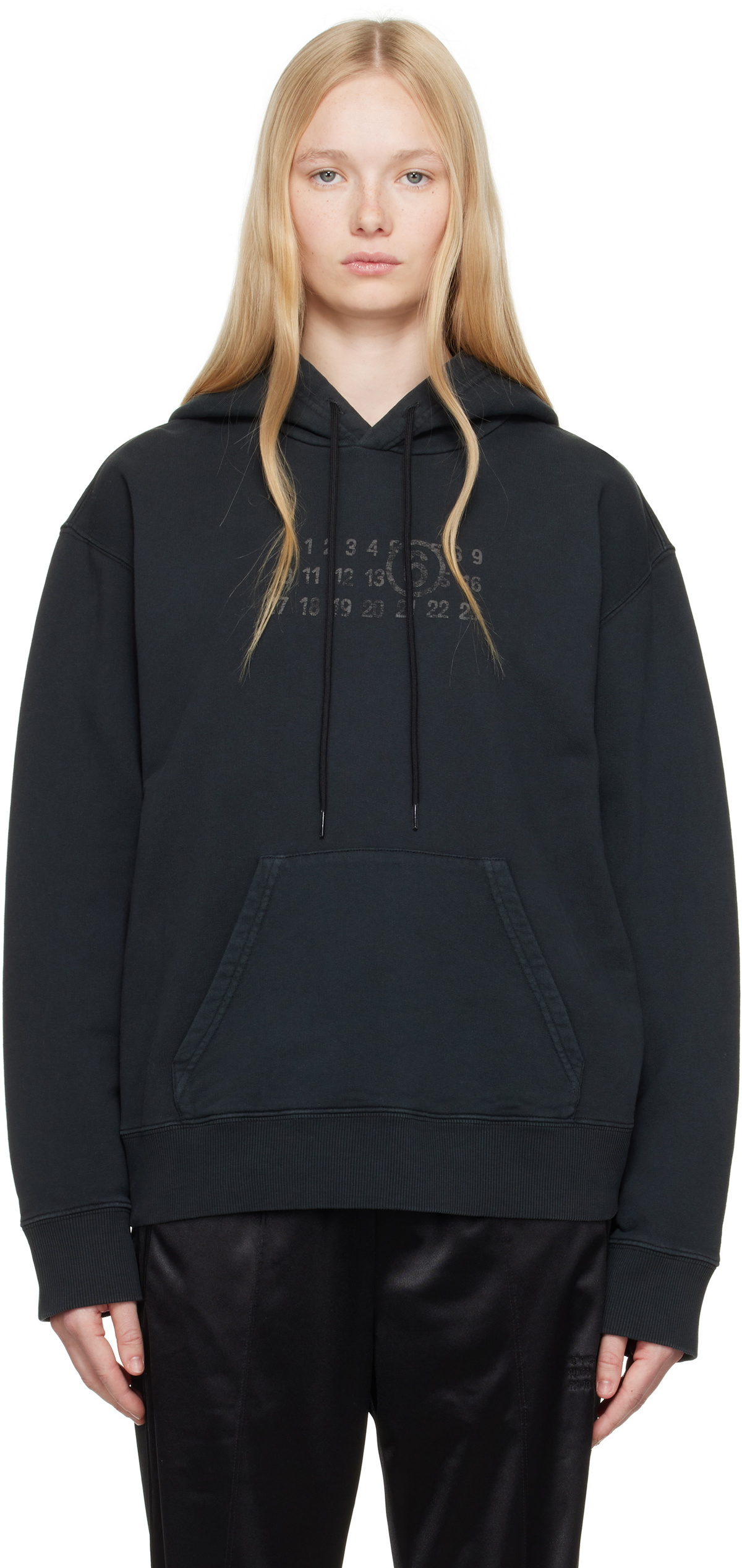 MM6 Maison Margiela Black Studded Hoodie MM6 Maison Margiela MM6 Maison Margiela Black Studded Hoodie MM6 Maison Margiela