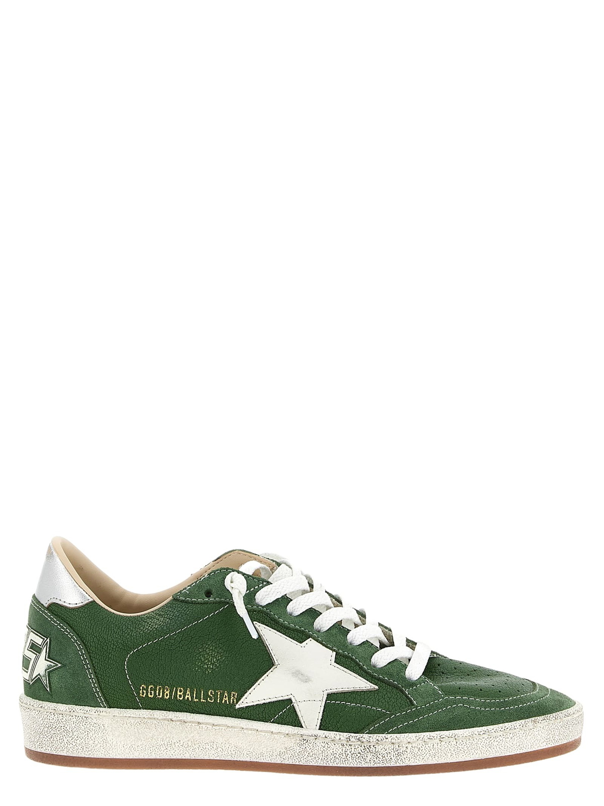 スニーカー GOLDEN  Deluxe Brand Ball Star Women's Ball Star with leopard print pony skin star and