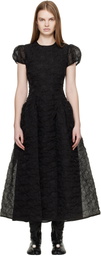 Cecilie Bahnsen Black CBcleopatra Midi Dress