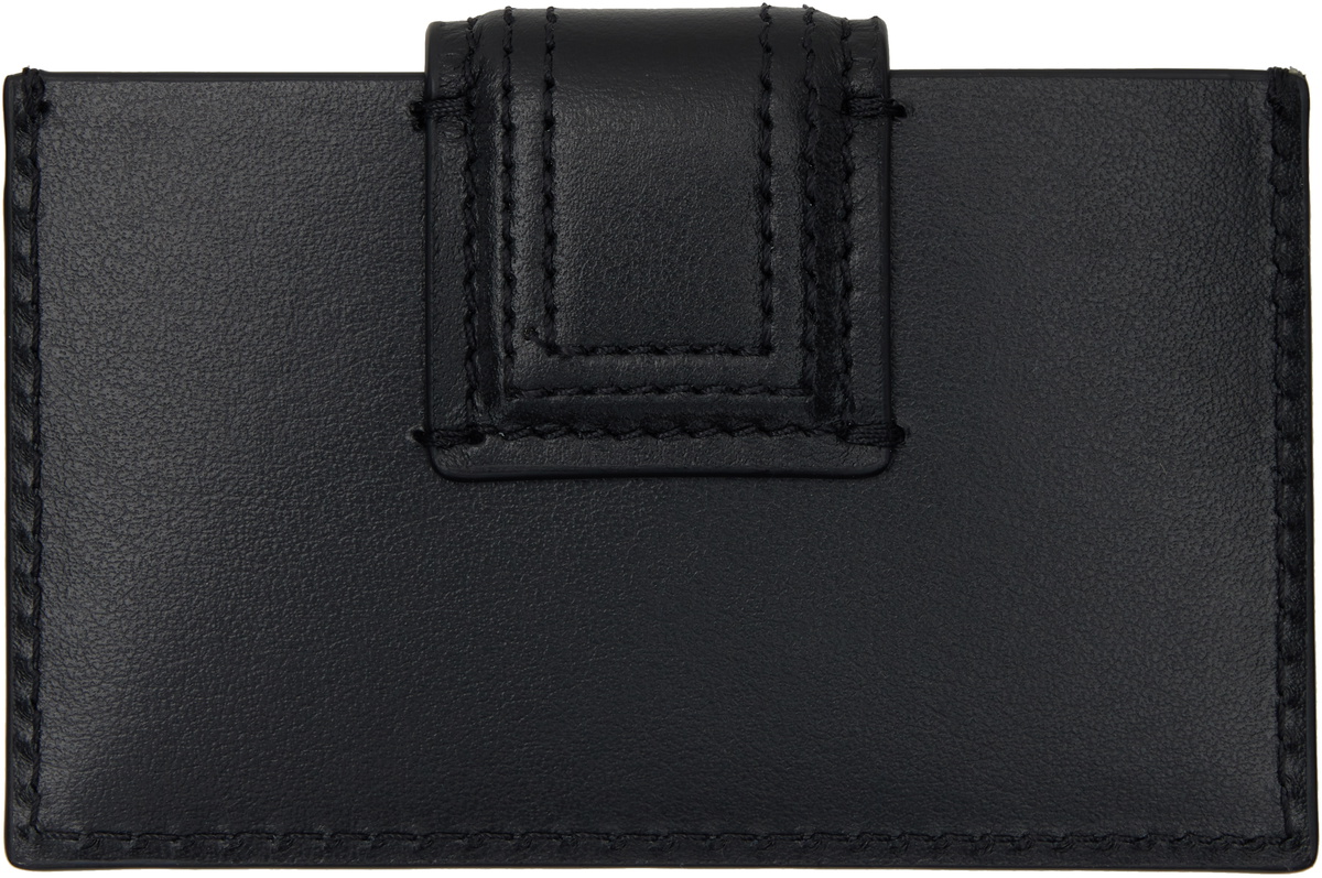 JACQUEMUS Black 'The Bambino' Card Holder