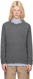 Comme des Garçons Shirt Gray Crewneck Sweater