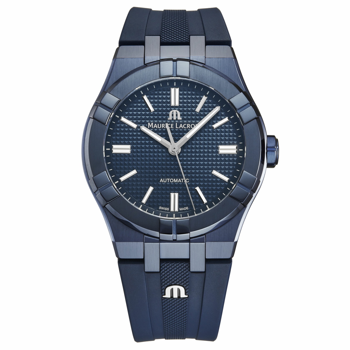 Maurice Lacroix Aikon Automatic Blue Dial Mens Watch AI6007-PVC00-430-4