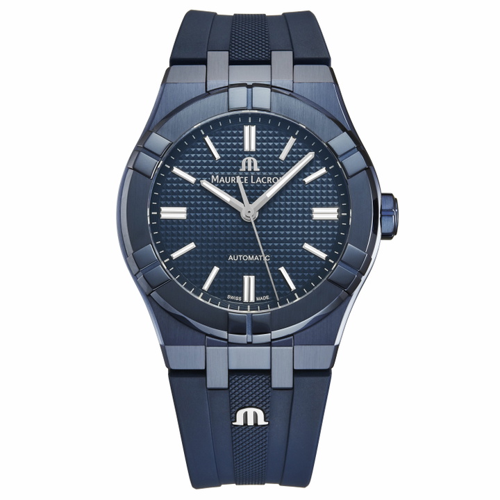 Photo: Maurice Lacroix Aikon Automatic Blue Dial Mens Watch AI6007-PVC00-430-4