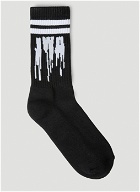 Slime Logo Socks in Black
