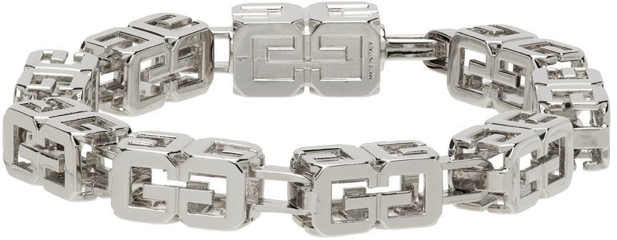 関税送料込み【GIVENCHY】ホワイト G Cube ブレスレット org.jpg