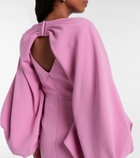 Roksanda Garance balloon-sleeve crêpe gown