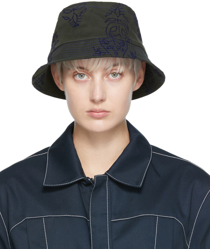 Photo: paria /FARZANEH Green Flock Bucket Hat