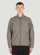 Zip Up Jacket in Dark Grey