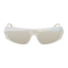 Alain Mikli Paris White Pose Sunglasses