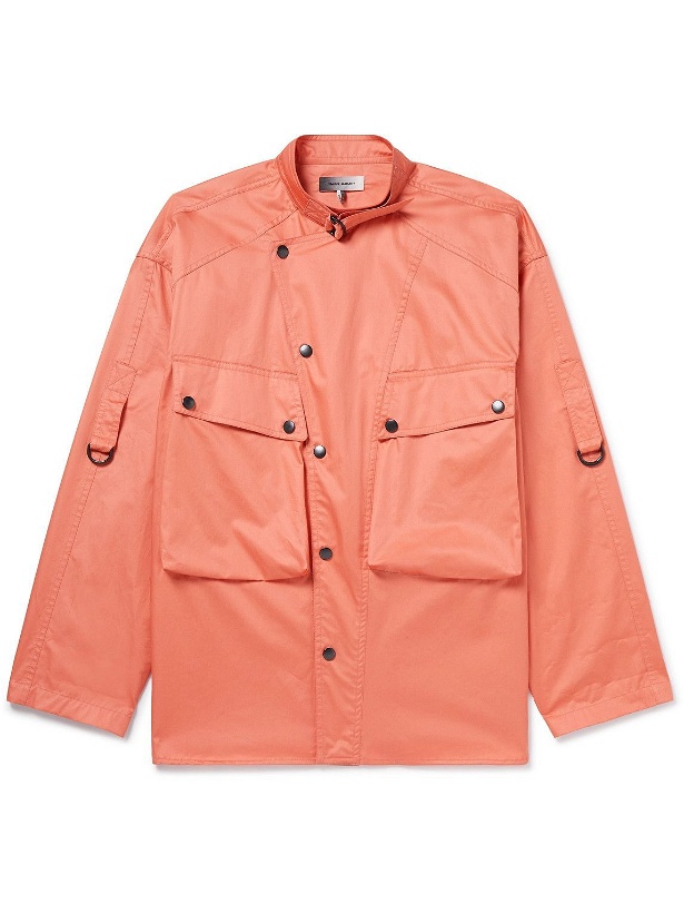 Photo: Isabel Marant - Flodio Cotton-Gabardine Jacket - Orange