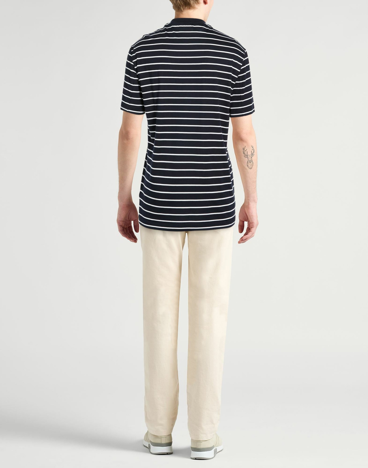 Brunello Cucinelli Mens T-shirt Midnight in Blue