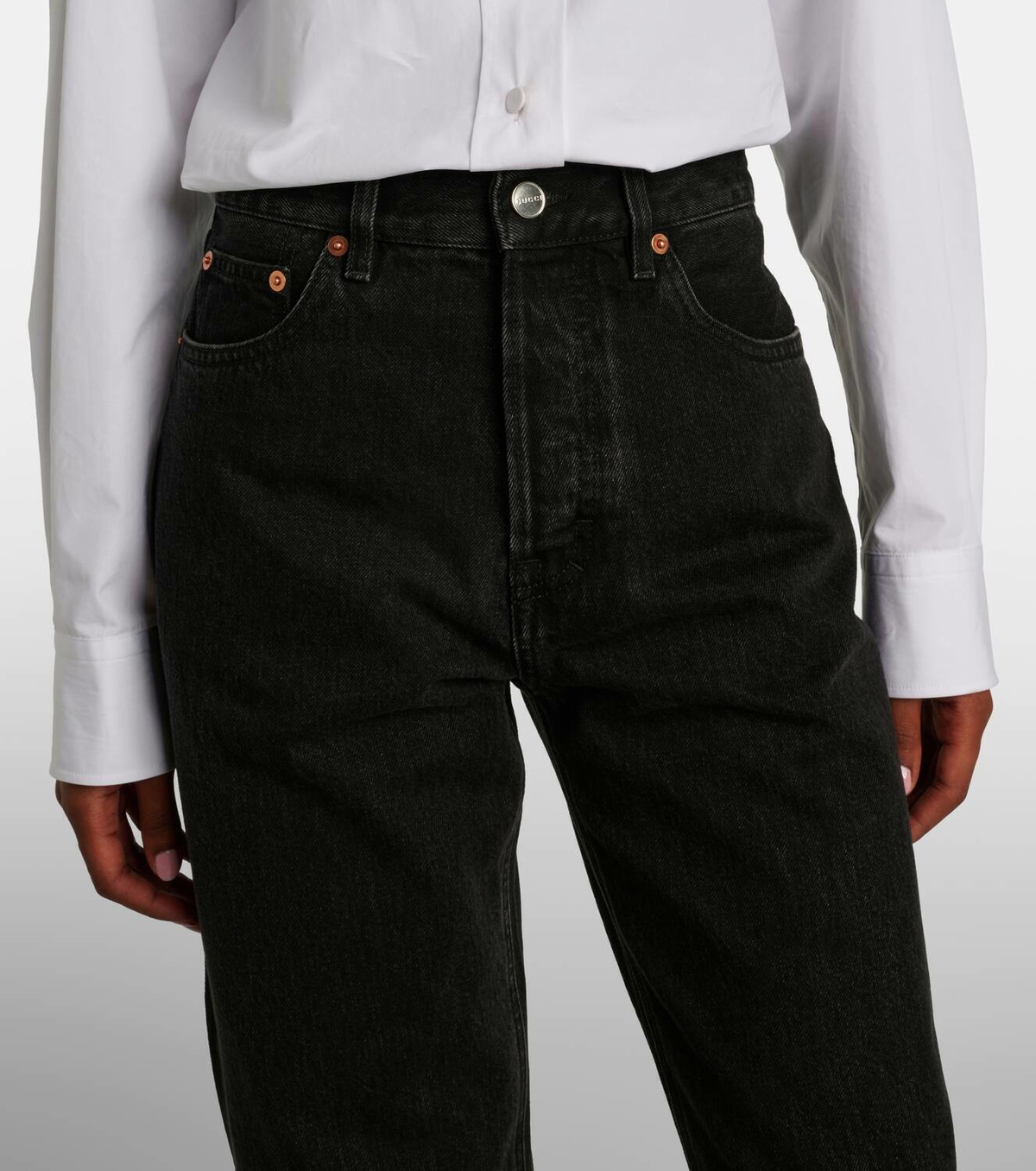 Gucci High-rise straight jeans Gucci