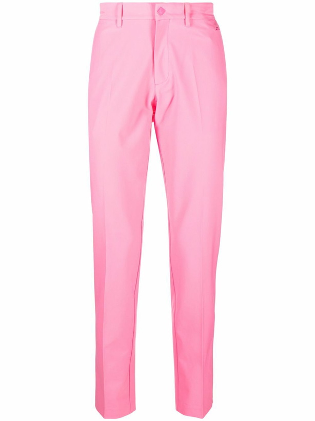 Photo: J.Lindeberg Pink Jim Tapered Leg Trousers