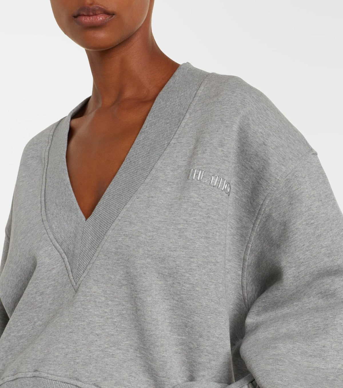 The Attico Cotton fleece sweatshirt