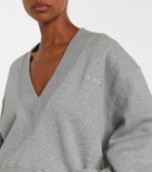 The Attico Cotton fleece sweatshirt