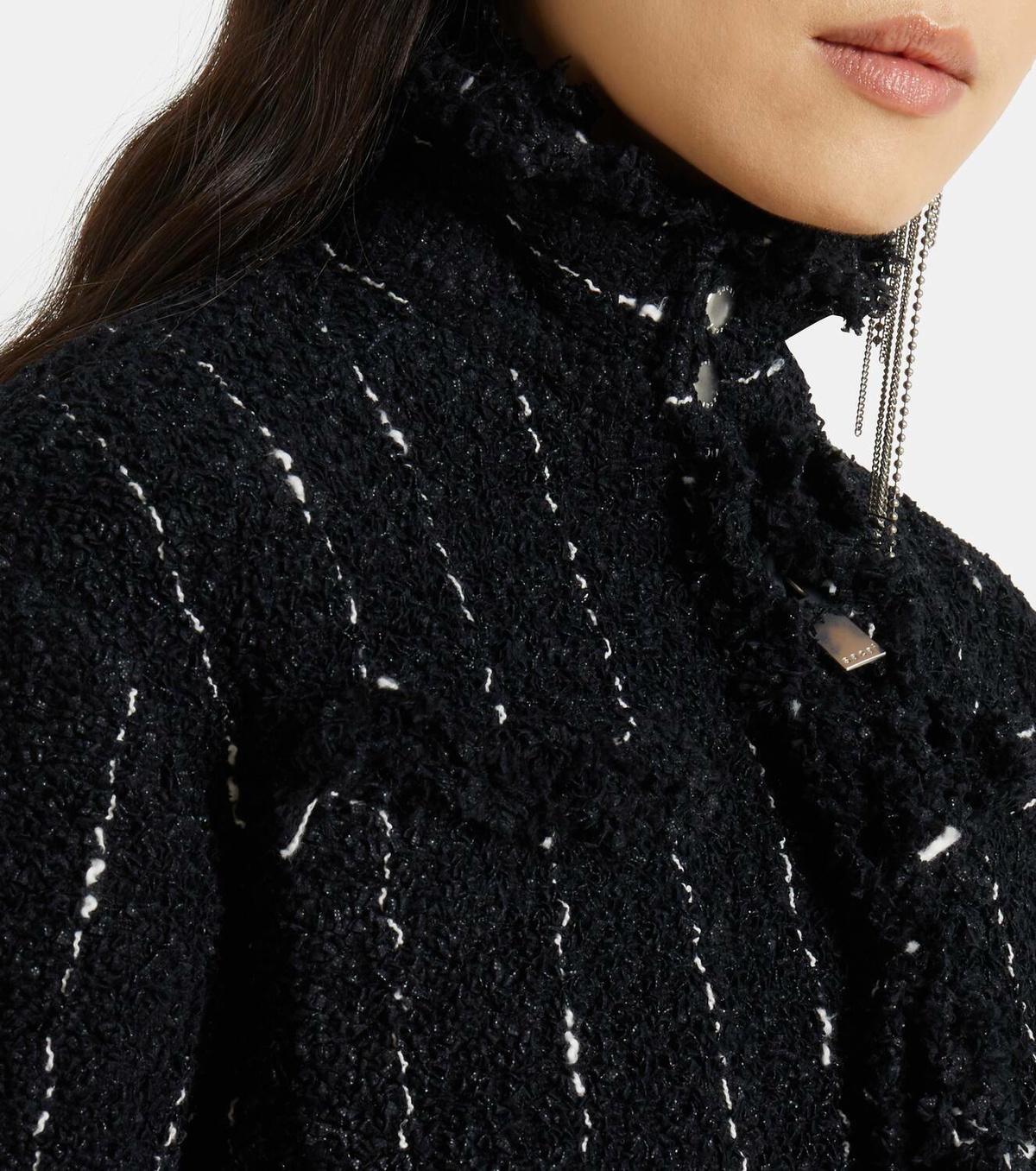 Sacai Striped tweed jacket Sacai
