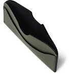 Acne Studios - Elma S Logo-Print Leather Cardholder - Green
