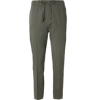 CMMN SWDN - Slim-Fit Tapered Wool Drawstring Suit Trousers - Green