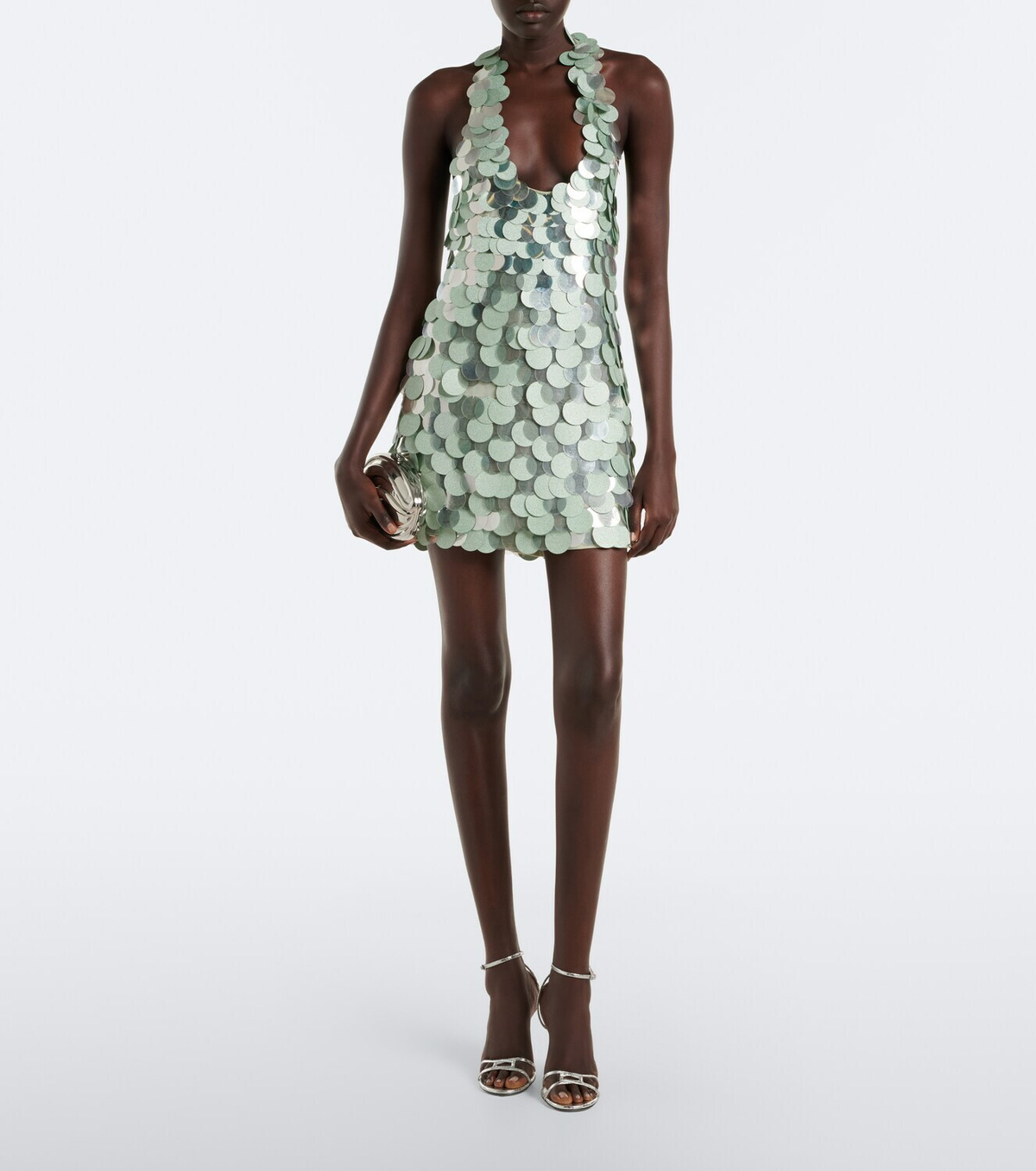 Retrofête Briggs sequined halterneck minidress