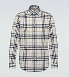 Burberry - Checked cotton shirt