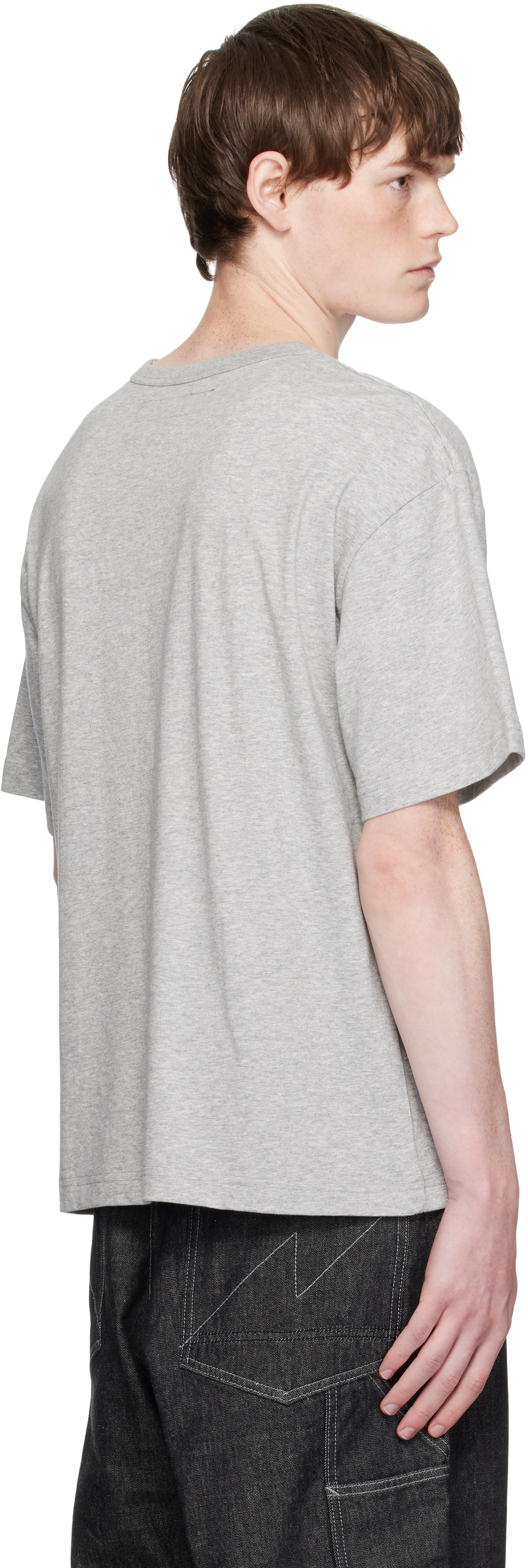 Neighborhood Gray Sheltech Crewneck T-shirt Neighborhood