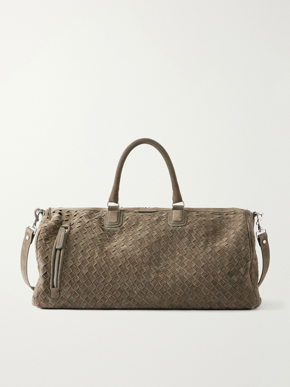 Officine Creative - Armor 01 Woven Suede Weekend Bag