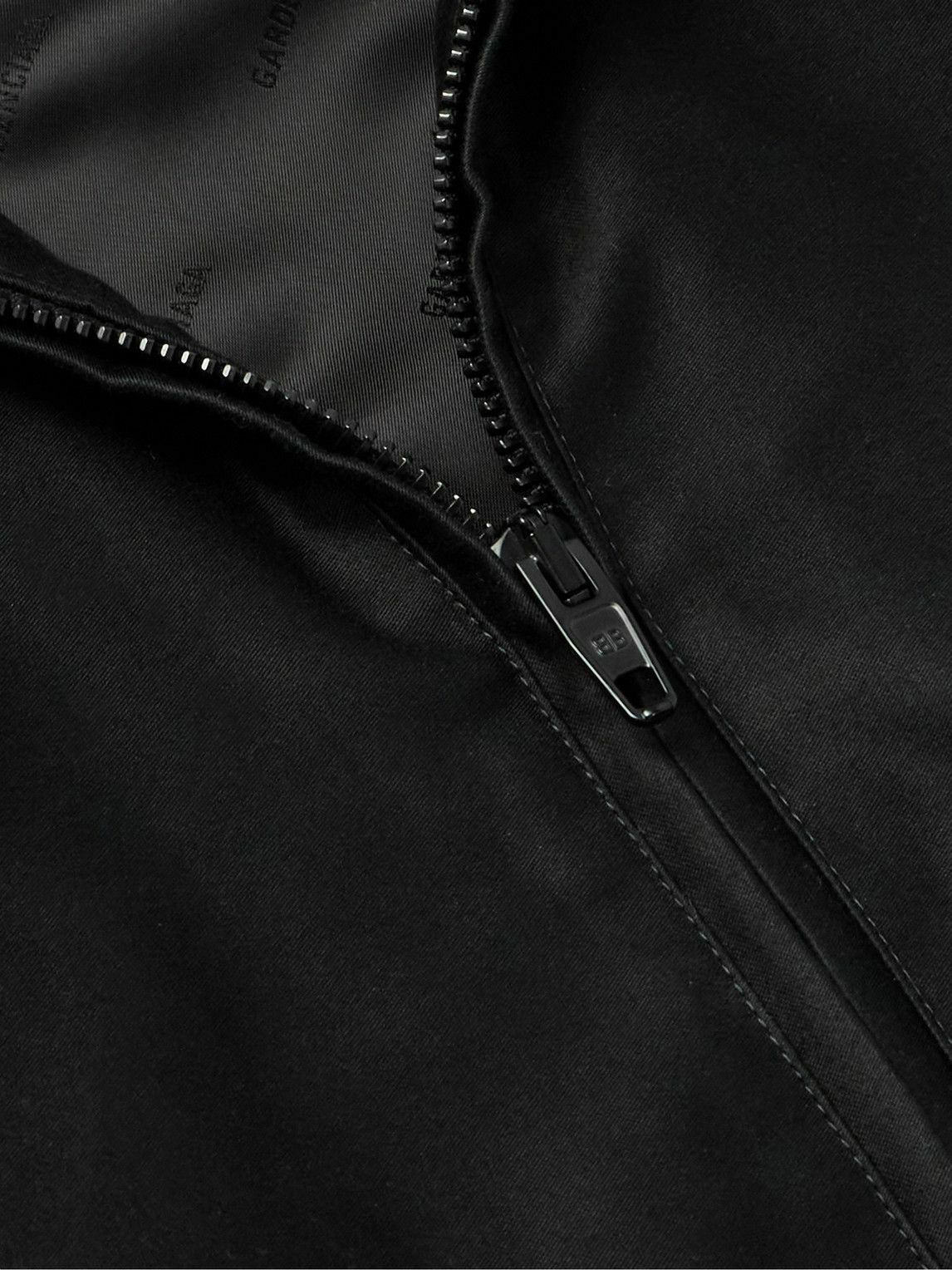 Balenciaga - Oversized Cotton-Shell Harrington Jacket - Black Balenciaga