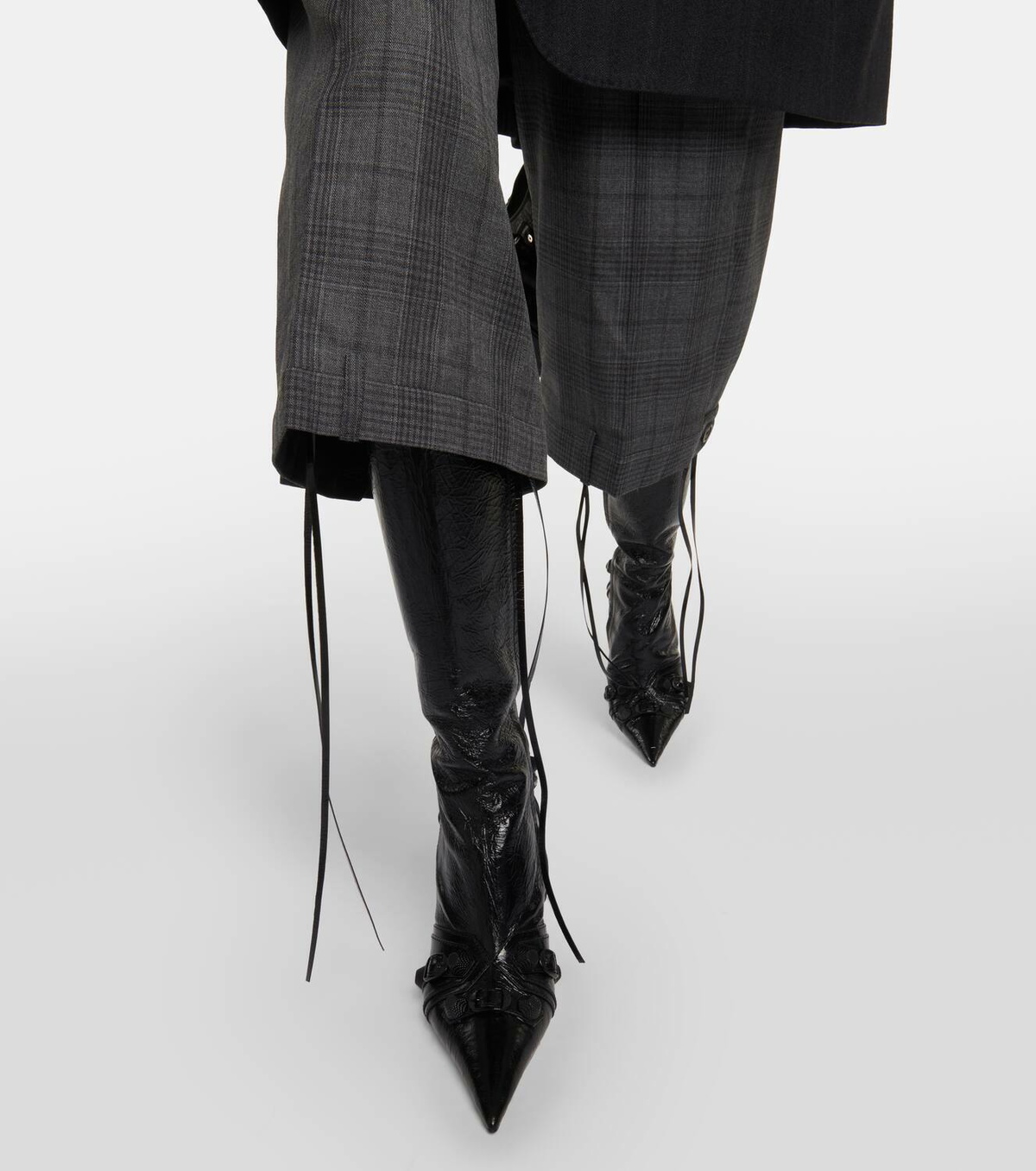 Balenciaga Cagole leather knee-high boots Balenciaga