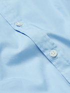 The Row - James Cotton-Poplin Shirt - Blue