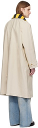 Charles Jeffrey LOVERBOY Beige Doctors Mac Coat