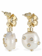 ETRO - Faux Pearl & Crystal Drop Earrings